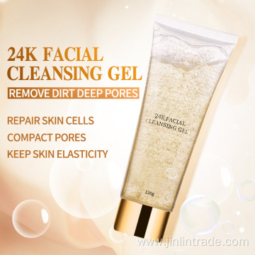 Deep Cleaning 24K gold faom facial cleansing gel